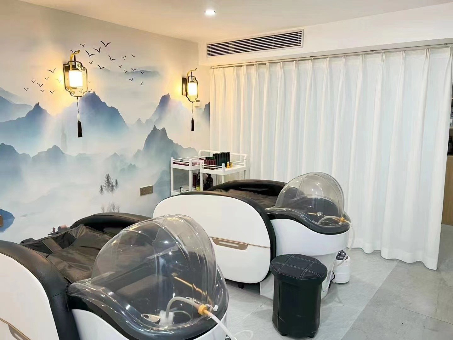 Sản phẩm giường gội đầu massage vô cùng tiện ích cho các chủ salon tóc, tiệm tóc, barbershop