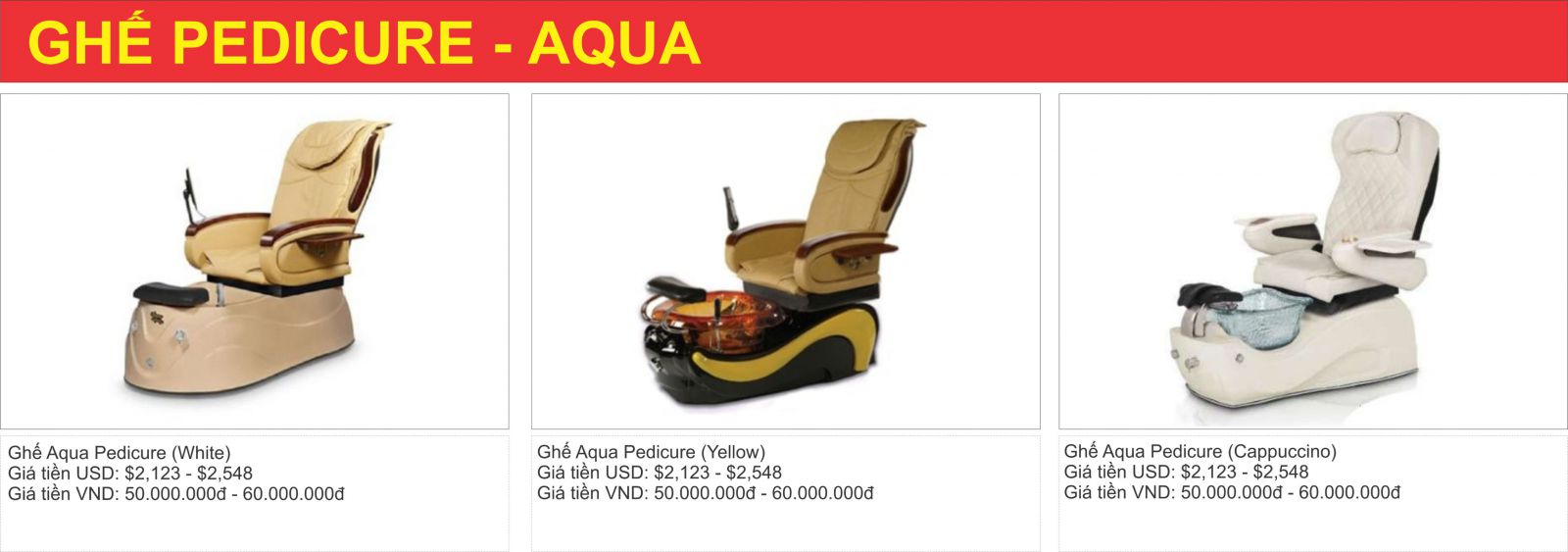 ghế nail pedicure-AQUA 