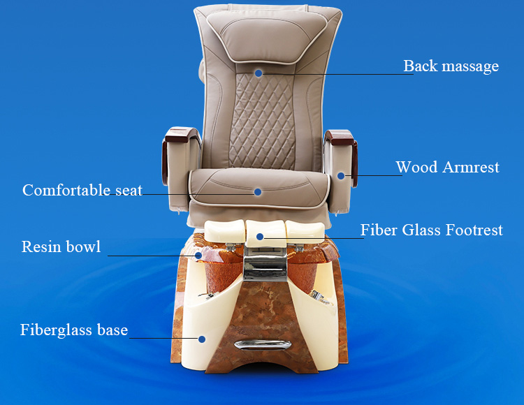 thiết kế ghế nail massage